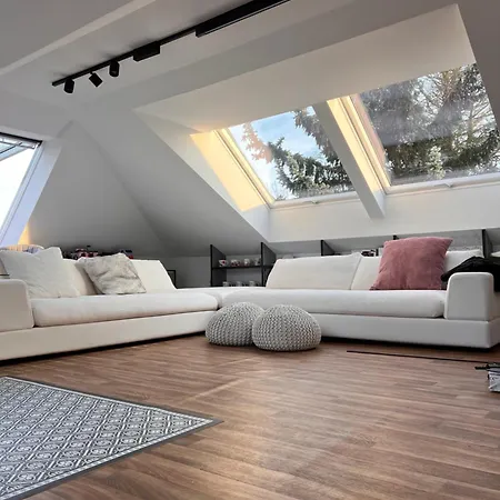 Modern Attic Loft Apartment Weisenheim am Sand